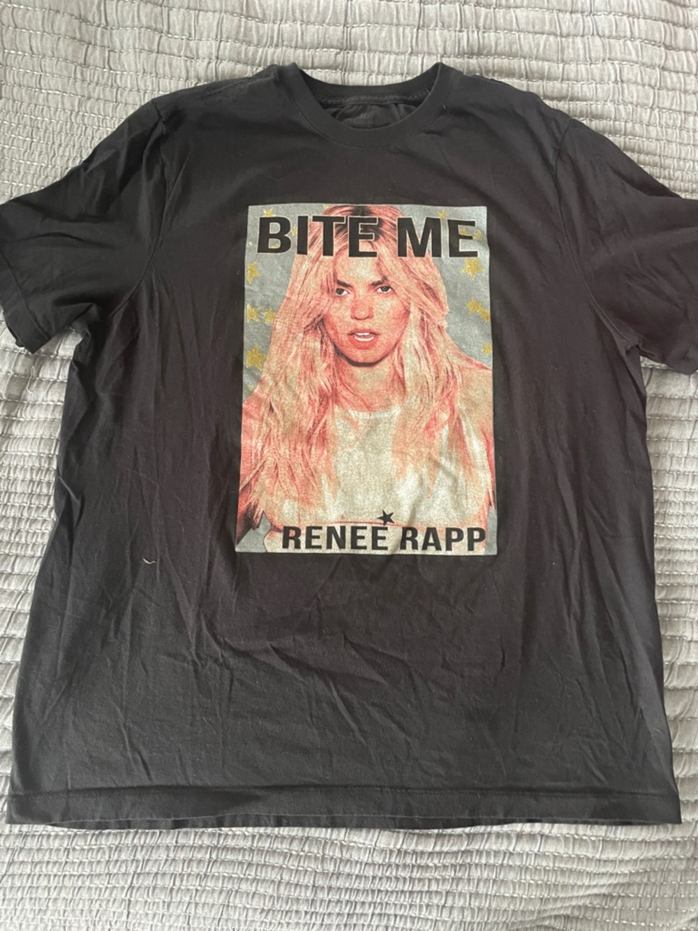BITE ME Tour Renee Rapp Black Graphic Tee